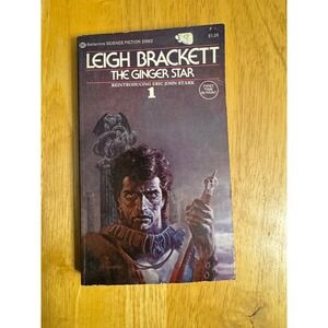 The Ginger Star Leigh Brackett First Edition 1974 Ballantine Books Sci Fi Pbk